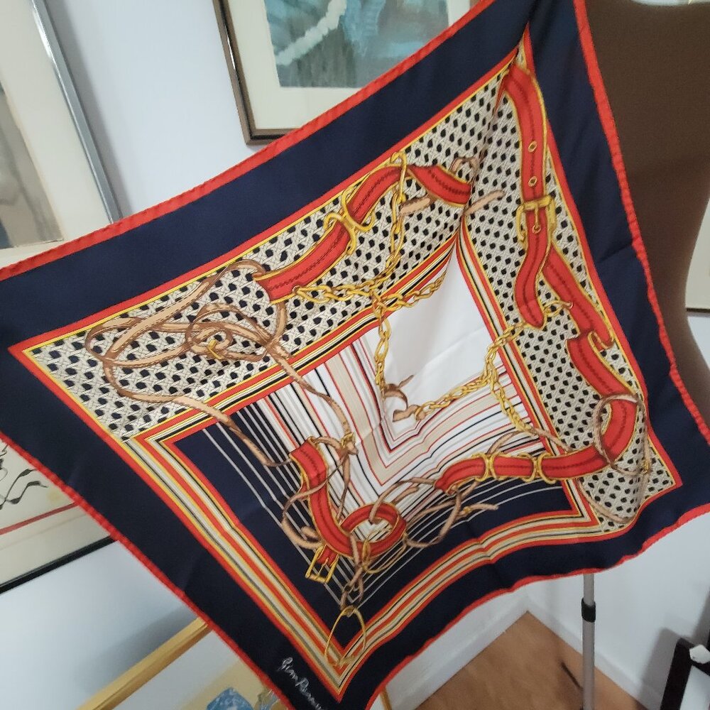 Vintage 70's Gim Renoir Print Scarf